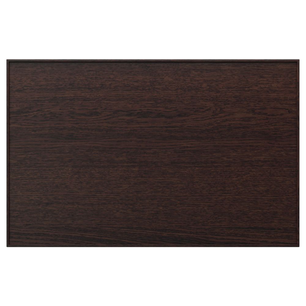 Дверь, фронтальная панель ящика ИНВИКЕН, черно-коричневый шпон (60x38 см) - схема-чертеж с размерами