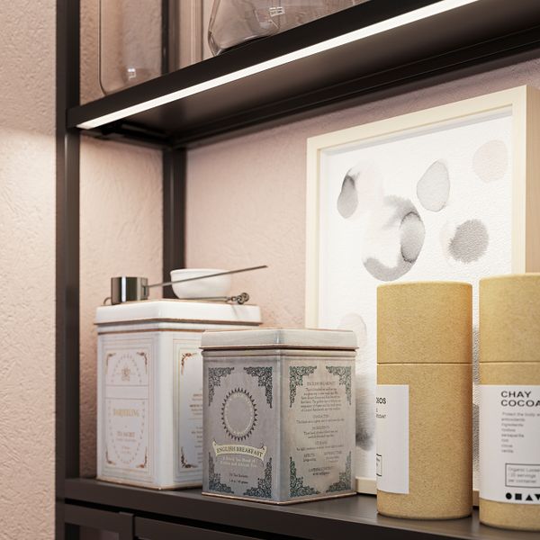 Комплект освещения, антрацит IKEA TRÅDFRI ТРОДФРИ, SKYDRAG СКЮДРАГ 695.002.36 - схема-чертеж с размерами