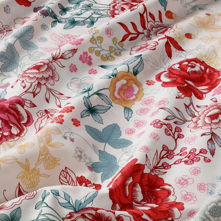 Пододеяльник и 2 наволочки, разноцветный 200x200/50x70 см IKEA LUNDSLOK ЛУНДСЛОК 104.669.65