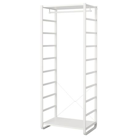 Гардероб, комбинация, белый 84x55x216 см IKEA ELVARLI ЭЛВАРЛИ 692.029.96