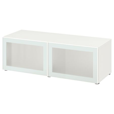 Стеллаж со стеклянная дверьми IKEA BESTÅ БЕСТО 594.891.64