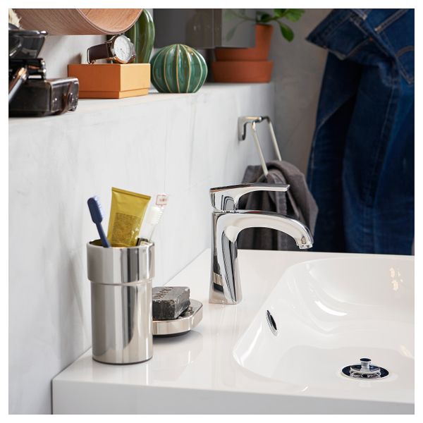 Смеситель для раковины с выпуском, хромированный IKEA АСПШЭР 803.472.19 - фото 2