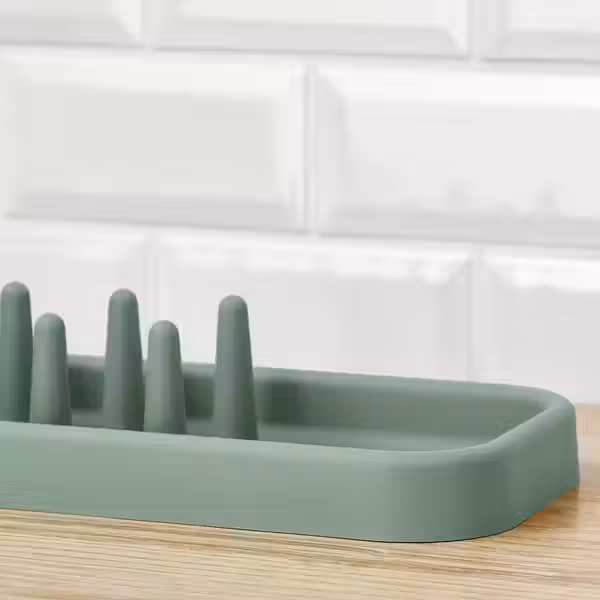 STÄMLING СТЭМЛИНГ Сушилка посудная - светлый серо-зеленый 48 см - схема-чертеж с размерами