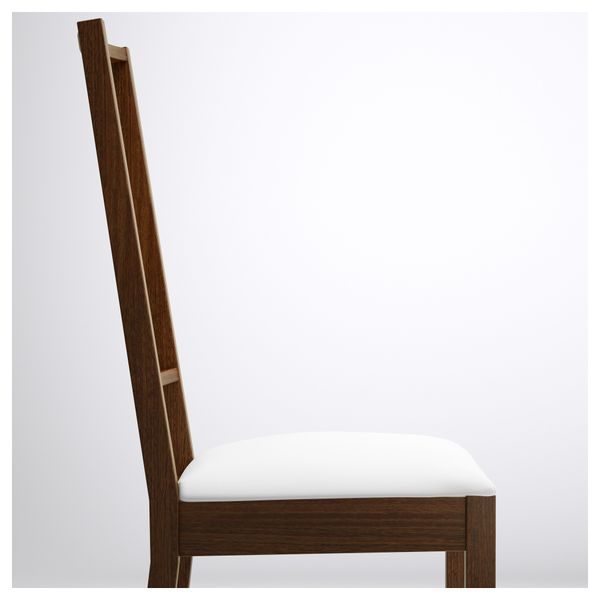 Стул БЁРЬЕ, коричневый, Гобо белый - фото 3