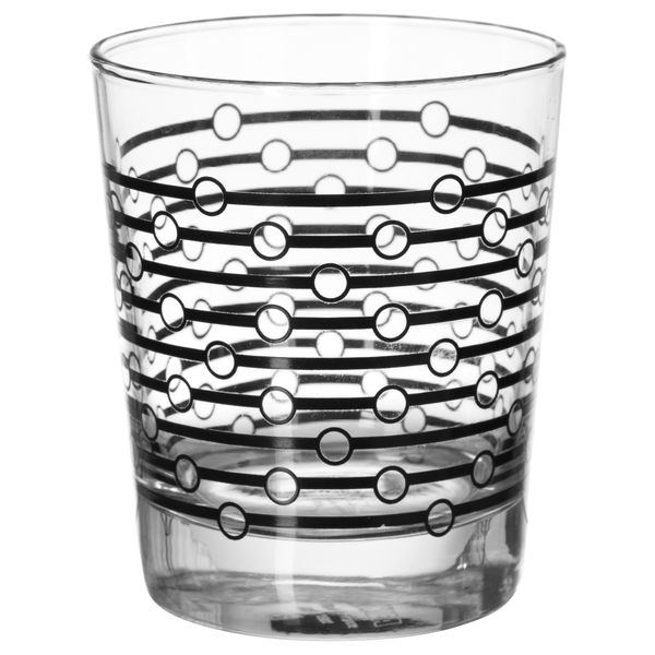 Стакан ФОРЕБИЛД, с рисунком черный (23 сл) - фото 1
