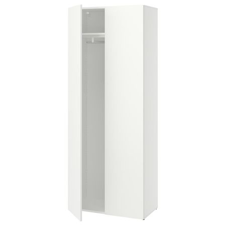 LASTARE Гардероб, комбинация - белый 80x42x200 см