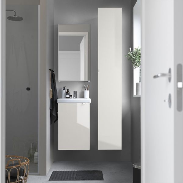 IKEA в интерьере ванной - схема-чертеж с размерами