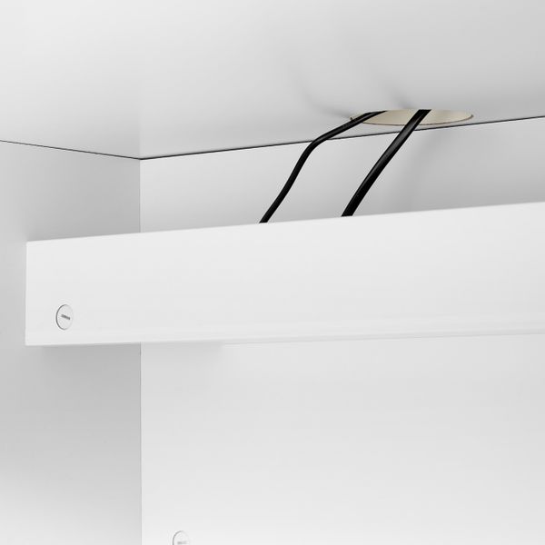 Комбинация для хранения, белый 198x65x190 см IKEA BRIMNES БРИМНЭС 293.997.25 - фото 4