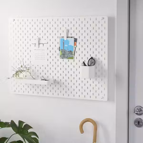 SKÅDIS Настенная панель, комбинация - белый 76x56 см - фото 2