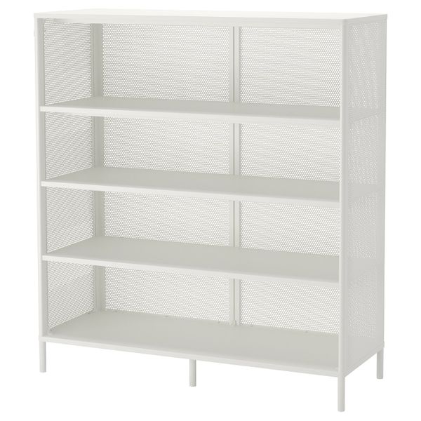 Стеллаж, белый 121x134 см IKEA BEKANT БЕКАНТ 003.735.04 - фото 1