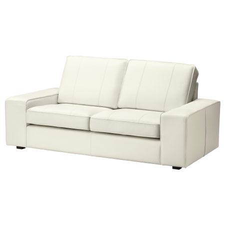 Диван 2-местный КИВИК, Гранн, Бумстад белый
