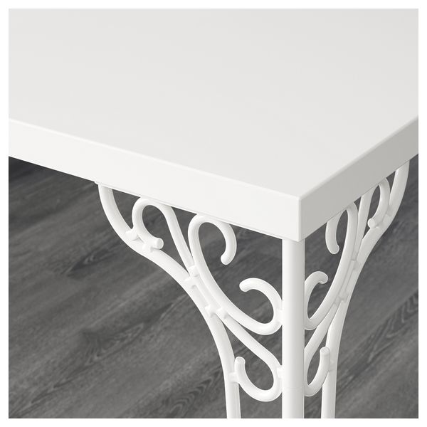 Письменный стол ФАЛЬКХОЙДЕН, белый (110x65 см) - фото 4