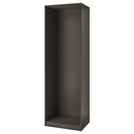 PAX Каркас гардероба - темно-серый 75x58x236 см