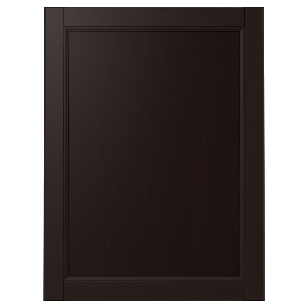 Дверь ЛАКСАРБИ, черно-коричневый - схема-чертеж с размерами