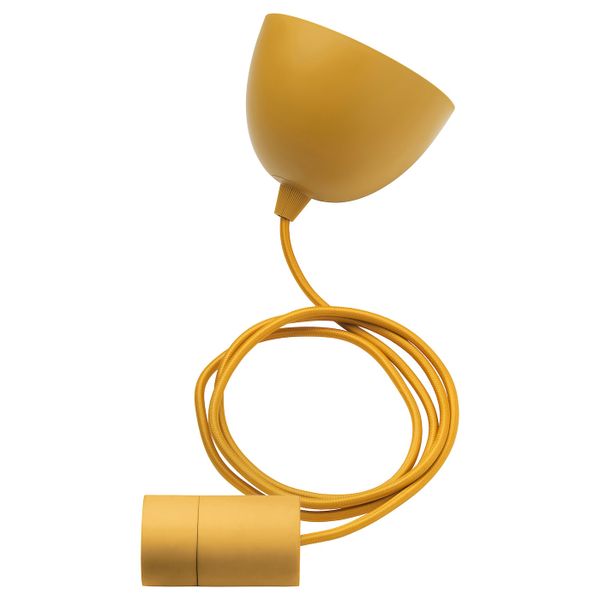 Шнур-подвес, темно-желтый текстиль 1.8 м IKEA SUNNEBY СУННЕБЮ 004.202.75 - фото 1