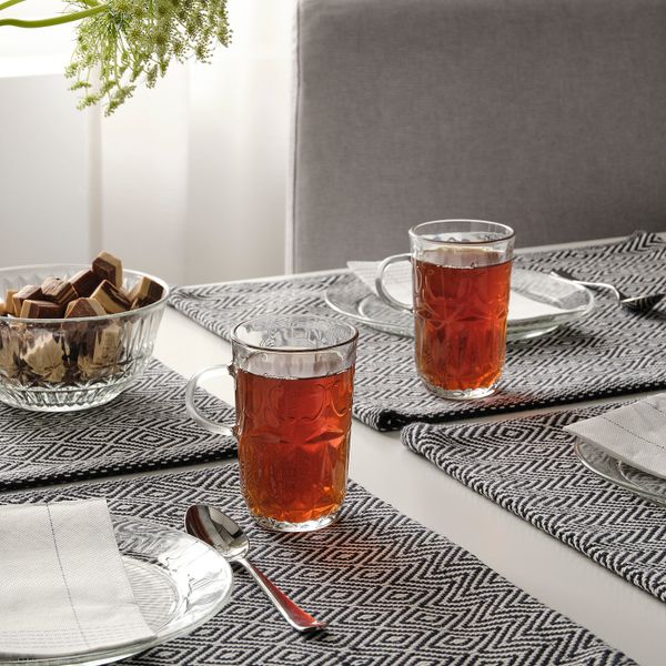 Кружка, прозрачное стекло/с рисунком 22 сл IKEA SÄLLSKAPLIG СЭЛЛЬСКАПЛИГ 104.922.95 - фото 2