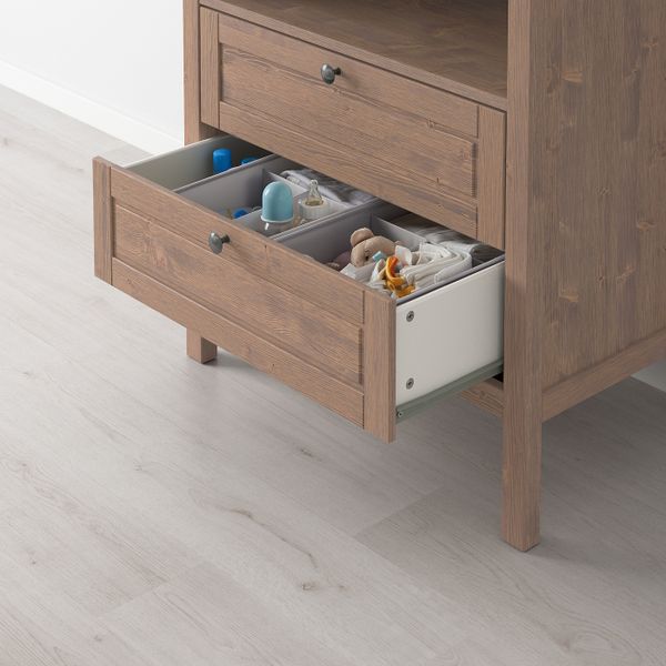 Пеленальный стол/комод, серо-коричневый IKEA SUNDVIK СУНДВИК 504.275.85 - фото 4
