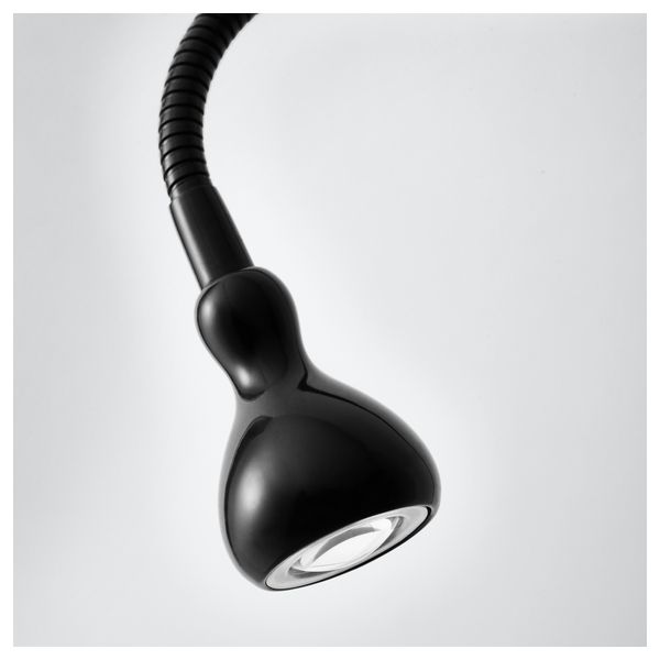 Софит настенный, с зажимом, светодиодная ЯНШО, черный - фото 2