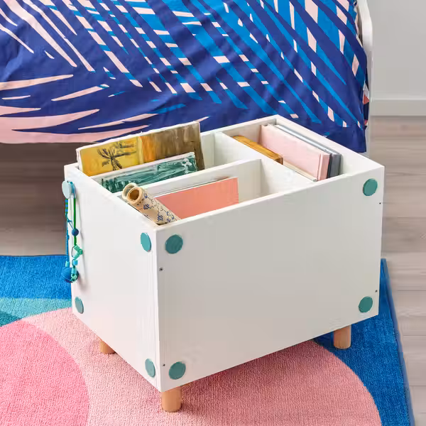 SMUSSLA Прикроватная тумба/полочный модуль - белый - фото 4