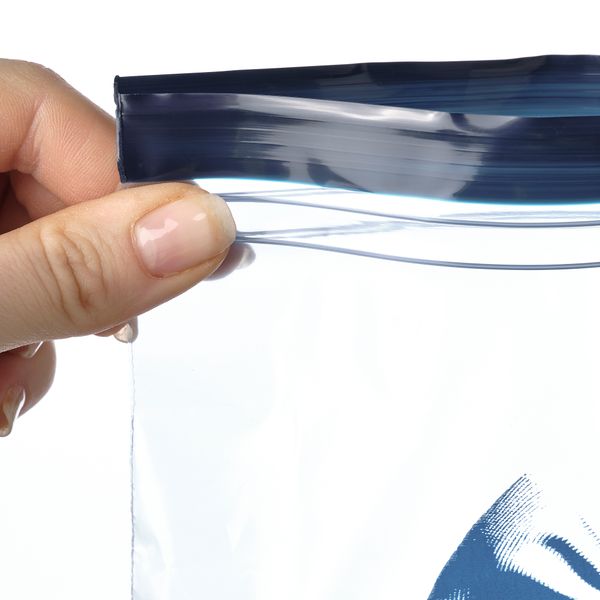 Пакет закрывающийся, 1 л, с рисунком, синий IKEA ISTAD ИСТАД 305.406.72 - фото 4