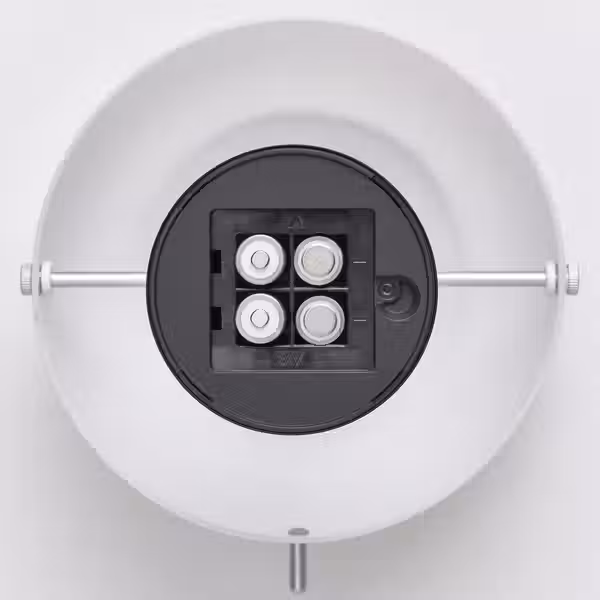 NÖDMAST Переносной светильник,на батарейках - белый/чёрный 26 см - схема-чертеж с размерами