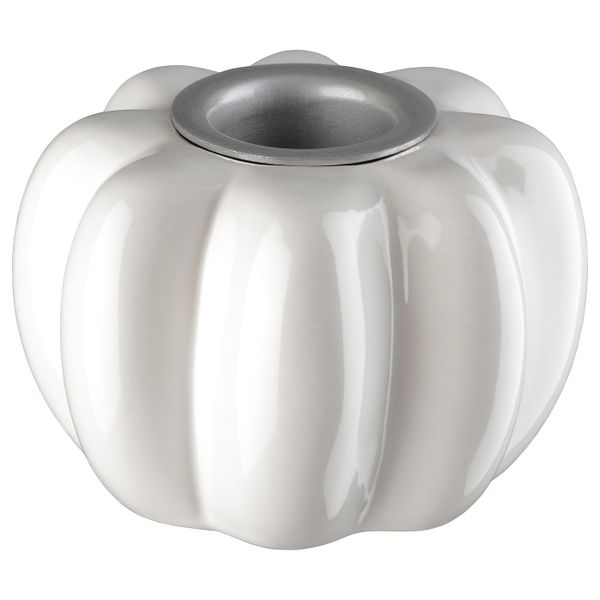 Подсвечник, белый 4 см IKEA VÄLLUKTANDE ВЭЛЛУКТАНДЕ 404.652.57 - фото 1