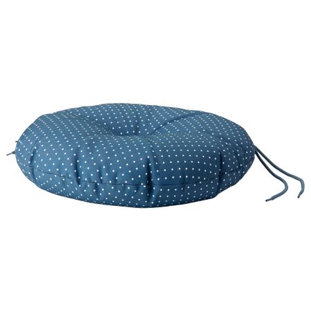 Подушка на садовый стул ИТТЕРОН, синий (35 см)