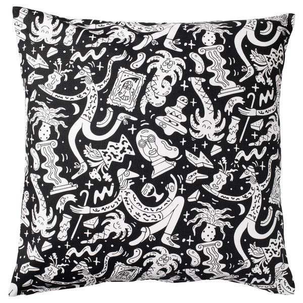 Чехол на подушку СТУНСИГ, коллекционер произведений искусства (50x50 см) - схема-чертеж с размерами