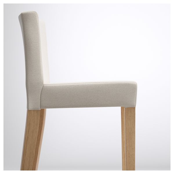 Стул барный ХЕНРИКСДАЛЬ, дуб, Линнерид неокрашенный (74 см) - фото 4