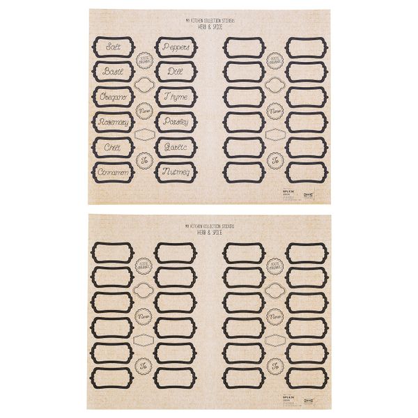 Наклейки, 2 шт., коричневый, черный IKEA СПЛЕЙК 004.024.41 - фото 1