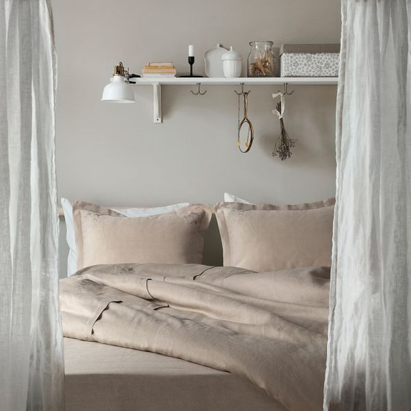 Простыня, естественный 150x215 см IKEA TOPPDÅN ТОППДОН 104.837.57 - фото 3