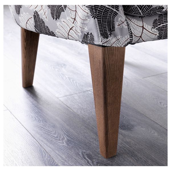 Кресло c высокой спинкой СТОКГОЛЬМ, Моста серый - схема-чертеж с размерами