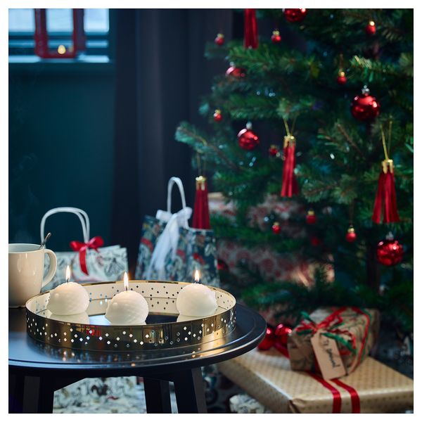 Неароматическая свеча формовая ВИНТЕР 2018, ёж, белый (4.5 см) - схема-чертеж с размерами