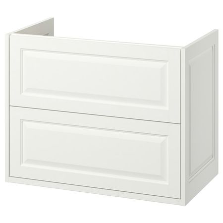 TÄNNFORSEN Шкаф для раковины с ящиками - белый 80x48x63 см