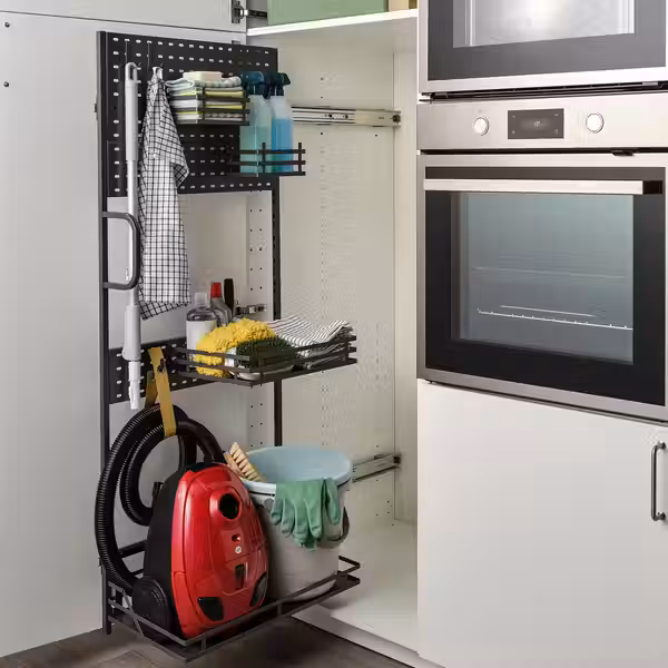 UTRUSTA Модуль д/хран аксессуаров д/уборки 140 см - схема-чертеж с размерами