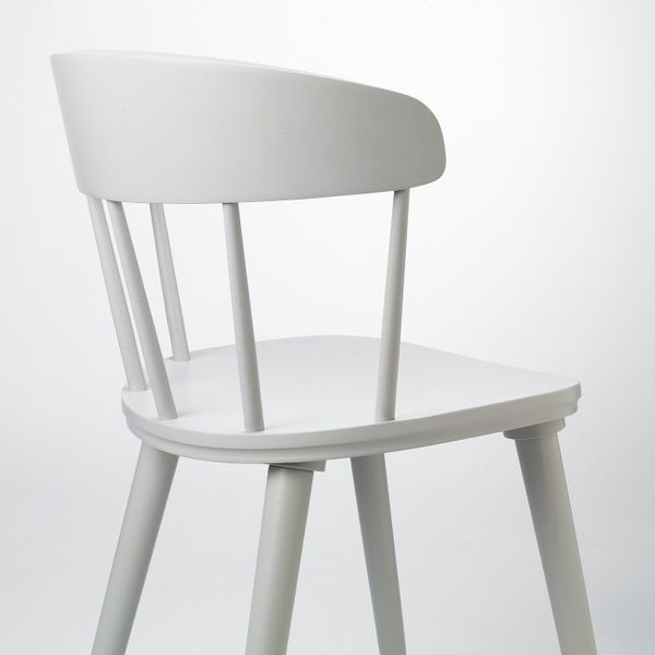 Стул, светло-серый IKEA OMTÄNKSAM ОМТЭНКСАМ 704.694.14 - фото 5