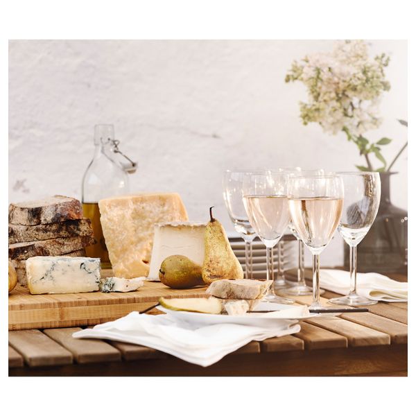 Бокал для белого вина, прозрачное стекло 25 сл IKEA SVALKA СВАЛЬК 402.194.88 - схема-чертеж с размерами