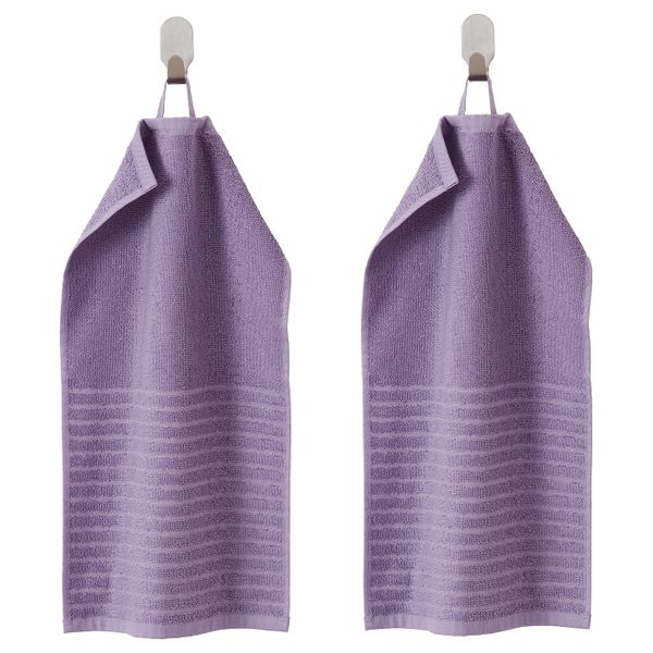Полотенце, фиолетовый 30x50 см IKEA VÅGSJÖN ВОГШЁН 804.394.26 - фото 1