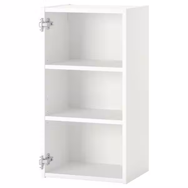 ENHET Навесной шкаф с 2 полками - белый 40x30x75 см - фото 1