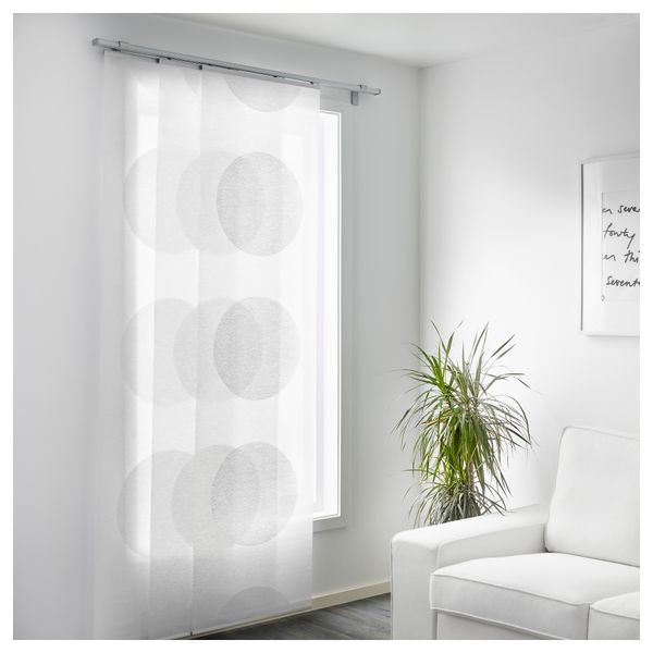 Узкая гардина СЕМИНЕ, белый (60x300 см) - фото 2