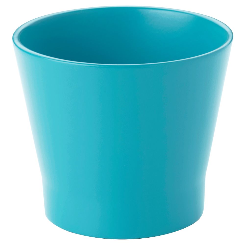Кашпо ПАПАЙА, бирюзовый - фото 1