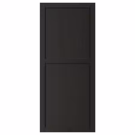 LERHYTTAN Дверь - черная морилка 60x140 см