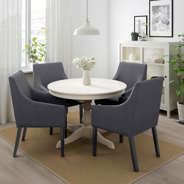 Стол и 4 стула, 110, 155 cm IKEA INGATORP ИНГАТОРП, SAKARIAS ЗАКАРИАС 192.859.27 - фото 3
