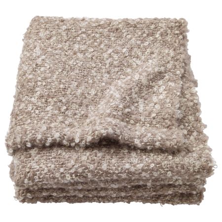 Плед ИКЕА СТОКГОЛЬМ, бежевый (130x170 см)