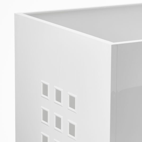 Контейнер, 33x37x33 см, белый IKEA LEKMAN 102.471.38 - схема-чертеж с размерами