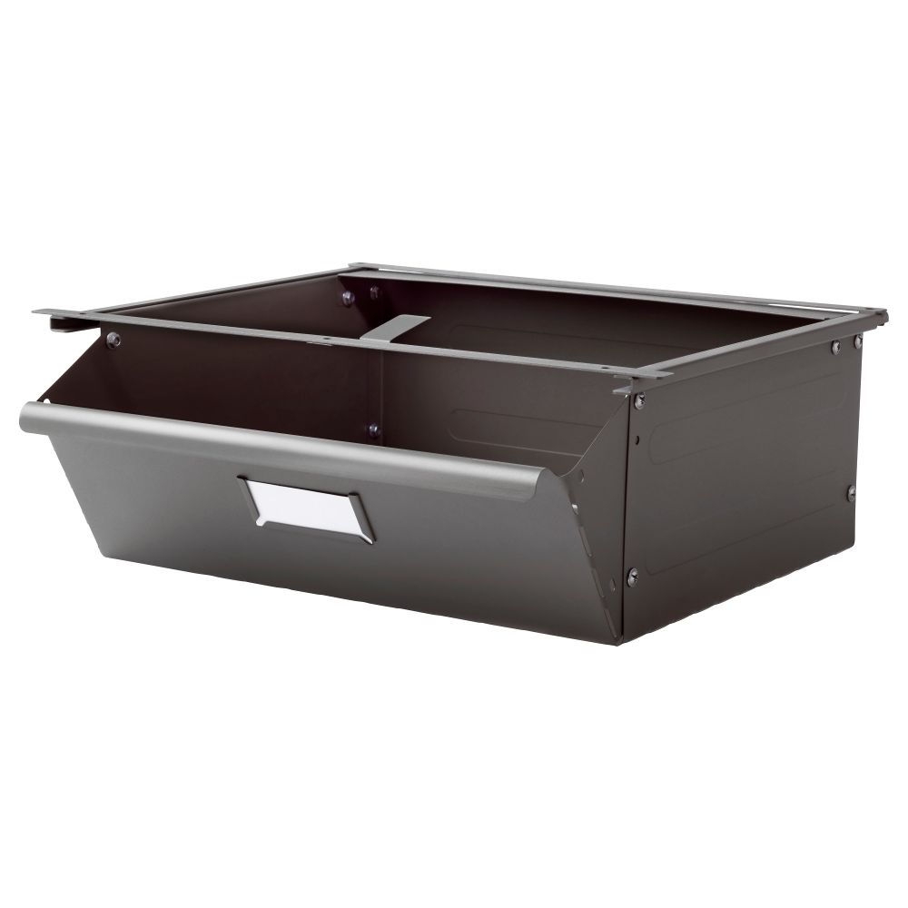 Ящик ИВАР, серый (39x30x14 см) - фото 1