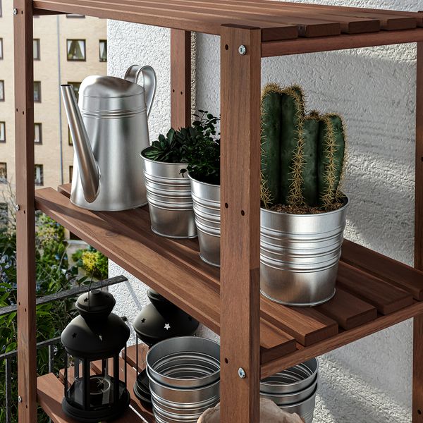 Стеллаж, для сада, 70x35x161 см, коричневая морилка IKEA TORDH ТУРД 893.161.76 - фото 5