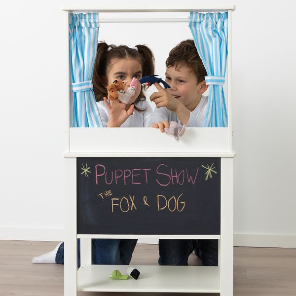 Детская кухня с гардинами 55x37x98 см IKEA SPISIG СПАЙСИГ 604.278.15 - фото 6