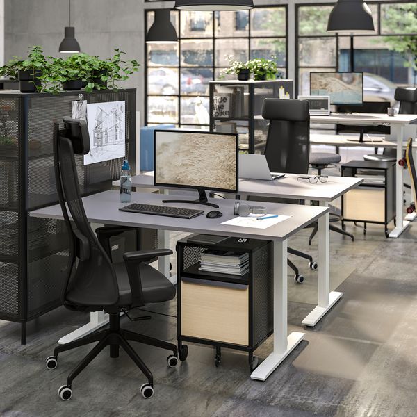 Модуль с электронным замком, 41x61 см, сетка черный IKEA BEKANT БЕКАНТ 892.868.05 - фото 4