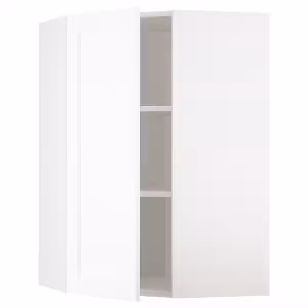 METOD Угловой навесной шкаф с полками - фото 1